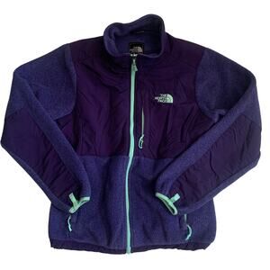 The North Face Women's Size M Denali Fleece Full Zip Purple Polartic Jacket